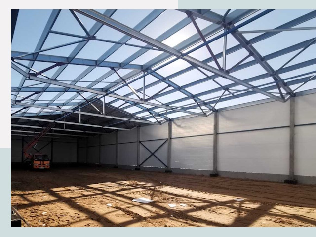 Строительство сенохранилищ в Евпатории