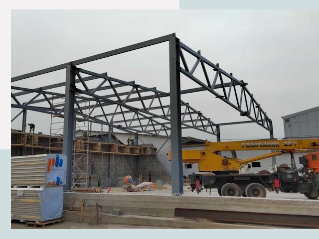 Строительство цехов в Евпатории