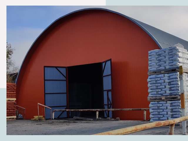 Полукруглые ангары по цене от 632 руб. в Евпатория