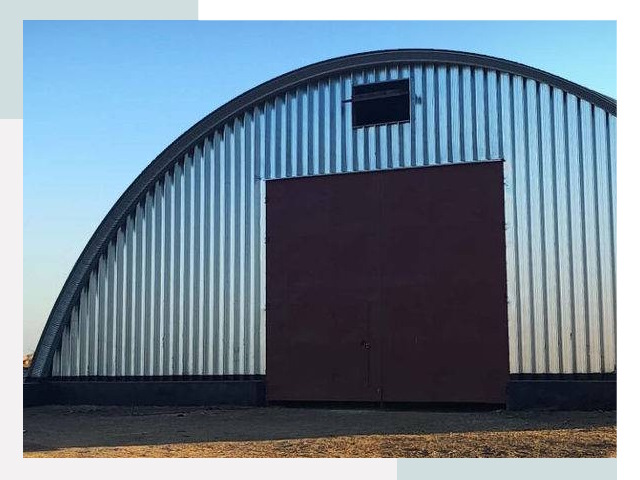 Бескаркасные ангары в Евпатории