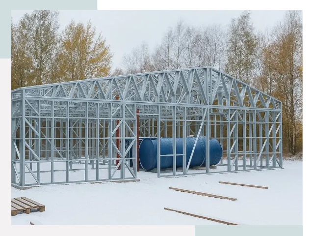 Металлические ангары в Евпатории