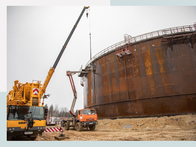 Монтаж резервуаров в Евпатории от 632 руб. за м³