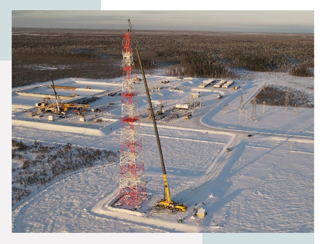 Мачты связи в Евпатории