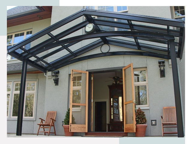 Козырьки металлические в Евпатории