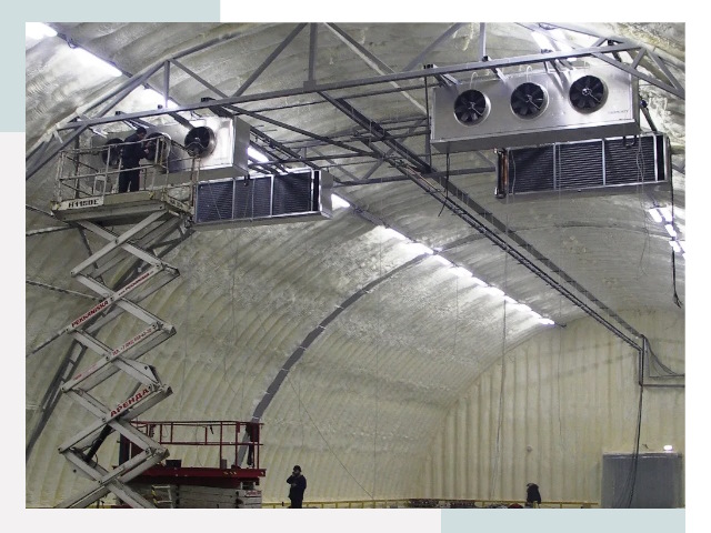 Оснащение ангаров в Евпатории