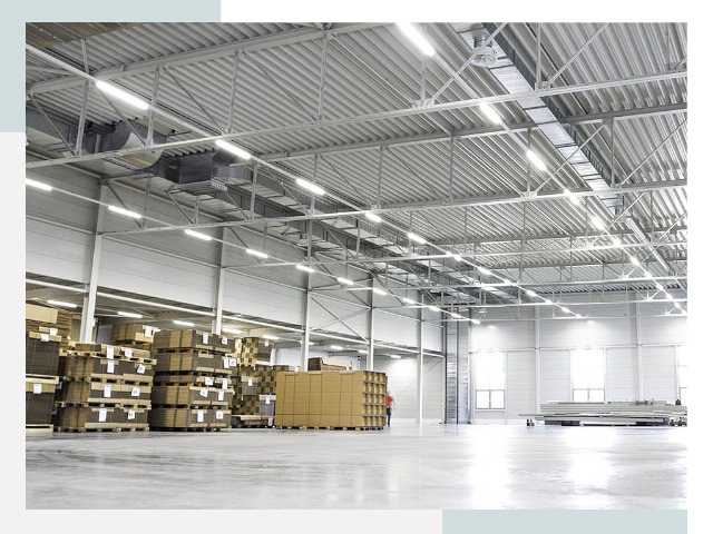 Освещение ангаров в Евпатории