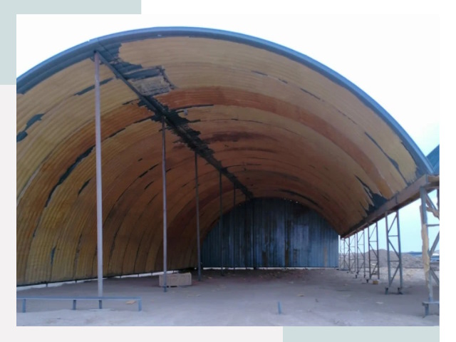 Реконструкция ангаров в Евпатории