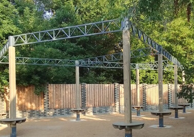 Терраса из металлоконструкций под ключ, проектирование, изготовление и монтаж от СтальСтрой-Евп